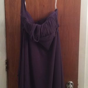 David’s bridal bridesmaid dress halter top